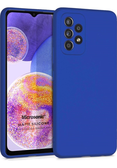 Microsonic Matte Silicone Samsung Uyumlu Galaxy A23 Kılıf