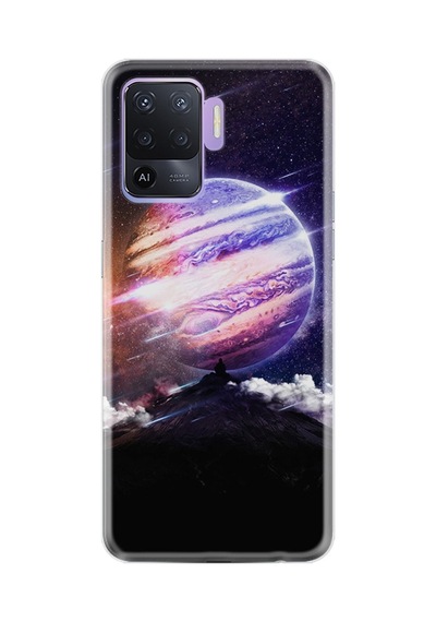 Oppo Reno 5 Lite Kılıf Silikon Desen Özel Seri Super Planet 1797