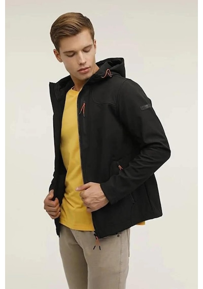 Lumberjack Ml New Trend 1gt17 5pr Erkek Softshell Mont Siyah