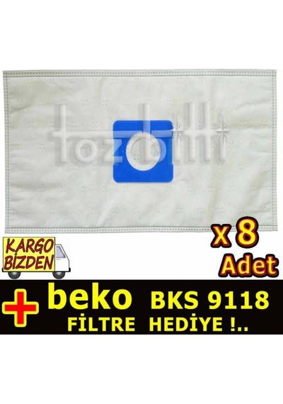 Beko Uyumlu Bks 9118 Elektrikli Süpürge Toz Torbası
