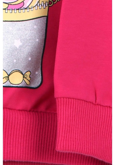 Breeze Kız Çocuk Sweatshirt Unicorn 2-6 Yaş, Fuşya (541263963)