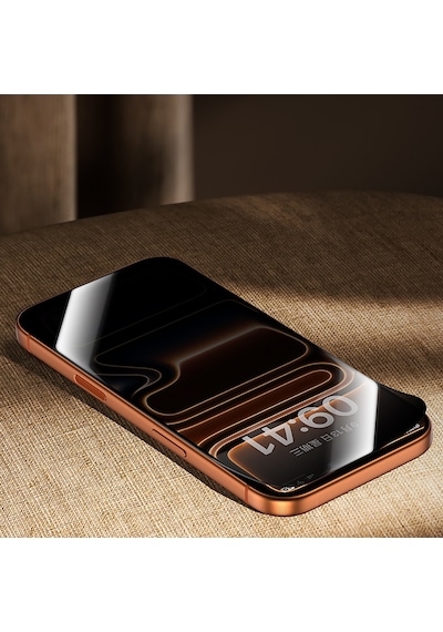 Apple Uyumlu   iPhone 17 Pro Benks Glass Warrior 2.0 Ezfita Privacy Hayalet Cam Ekran Koruyucu Uygulama Aparatı