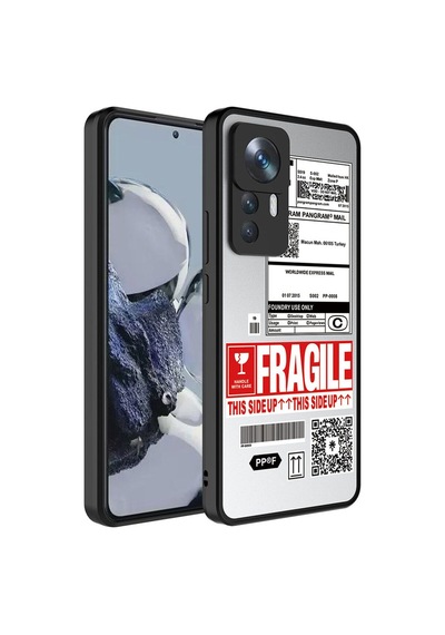 Xiaomi Mi 12t Pro Kılıf Aynalı Desenli Kamera Korumalı Parlak Zore Mirror Kapak Fragile