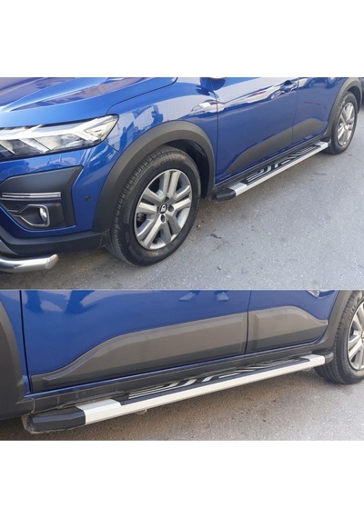 Dacia Sandero 2021 2022 2023 2024 Uyumlu Kapı Koruma Premium Dodik Seti Siyah 4 Parça Glz01030362