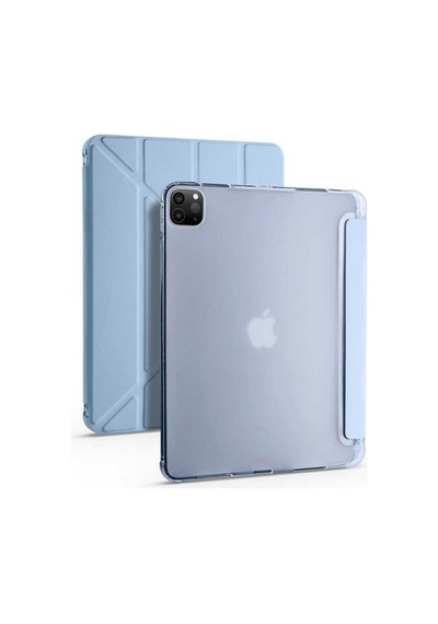 Apple Uyumlu iPad Pro 12.9 2020 2021 Kılıf Tri Folding Smart With Pen St