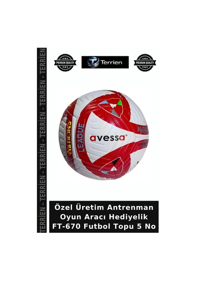 Özel Üretim Antrenman Oyun Aracı Hediyelik Ft-670 Futbol Topu 5 No Çok Renkli