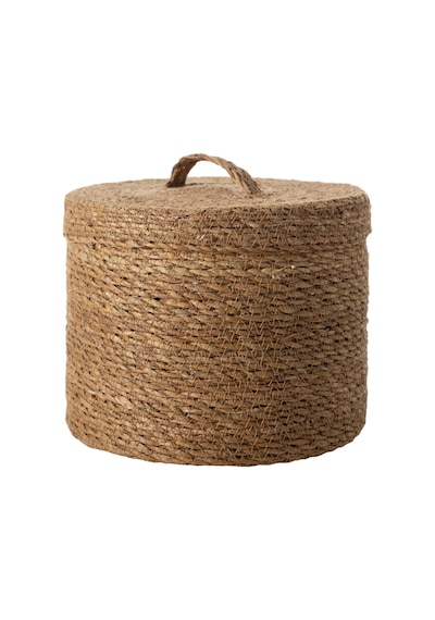 Mudo Home Sımon Kapaklı Düzenleyici Naturel 26x26x21 Kahverengi
