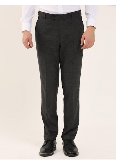 Dufy Koyu Gri Erkek Regular Fit Pantolon - 97753 Koyu Gri