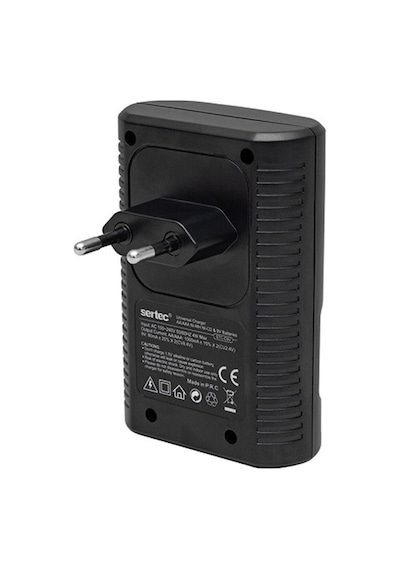 Sertec Stc C9V Otomatik Hızlı Şarj Cihazı Pilsiz Aa Aaa 9V