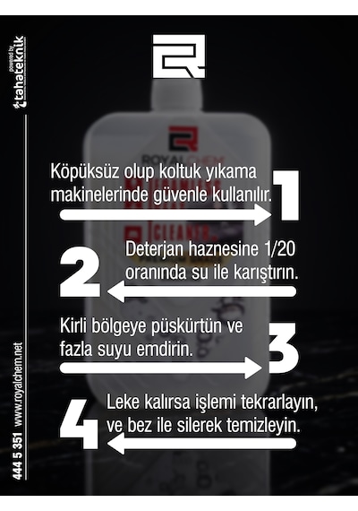 Royalchem Araç İçi Koltuk Ve Döşeme Temizleyici 1 L 1000 ML