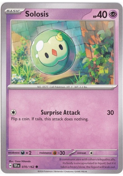 Solosis 070/162 - Temporal Forces - Pokemon Kartı Mint