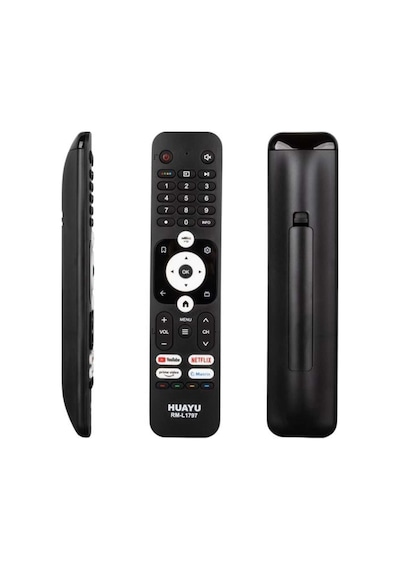 Huayu Kl Rm-l1797 Haier Youtube Netflix Prime Vide Tuşlu Lcd Led Tv Kumanda