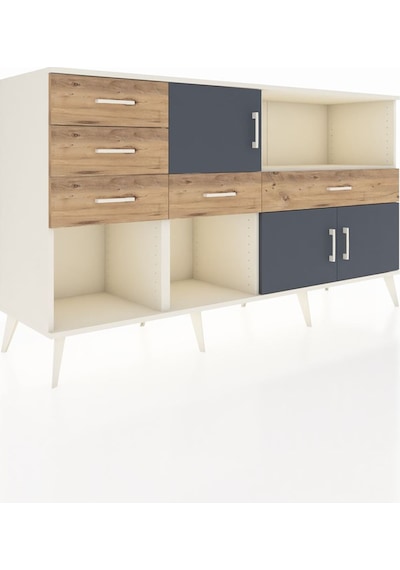 Hyperion Konsol 2 Raflı 5 Çekmeceli 3 Kapaklı 176x44x99 Aytaşı-an Aytaşı-antrasit/çam Hyperion Konsol 2 Raflı 5 Çekmeceli 3 Kapaklı 176x44x99 Aytaşı-an Aytaşı-antrasit/çam