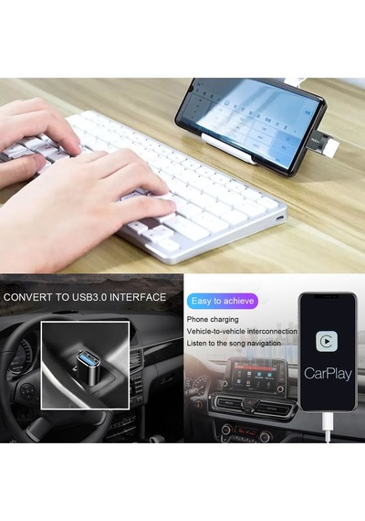 Telefon Type-c Çevirici Usb 3.0 Hızlı Otg Veri Aktarıcı Type C Dönüştürücü