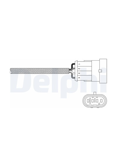 Oksijen Lambda Sensörü - Fiat Ducato, Panda, Doblo, Stilo, Siena, 156, Spider, Gt, 166, Gtv - Delphı-es2034412b1