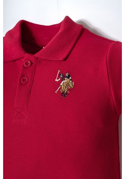 U.s. Polo Assn. Erkek Bebek Kırmızı Şort Takım 5274-49980 Kırmızı