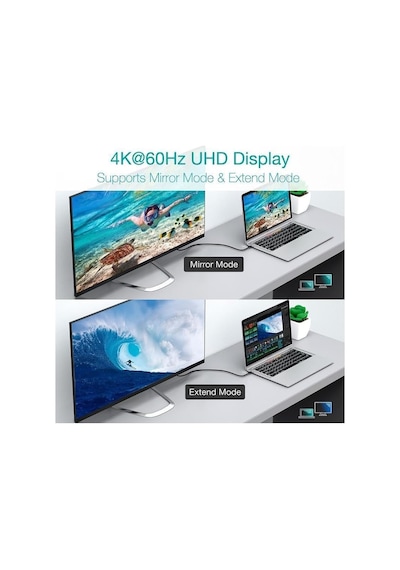 Force 100w Type-c To Type-c Usb 3.1 Gen2 10 Gbps 4k 60hz Hızlı Şarj Data Ve Görüntü Aktarım Kab Standart