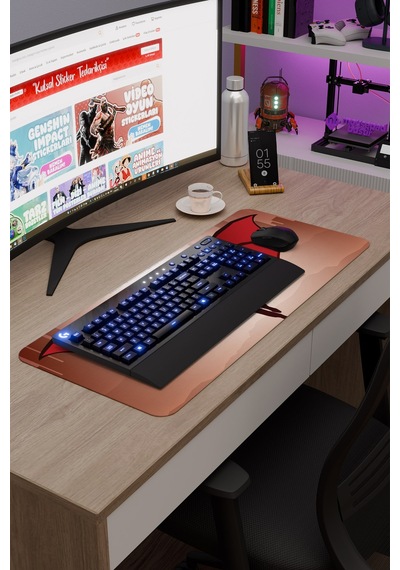 Lucifer V5 70x30 Xl Gaming Kauçuk Kaymaz Taban Mouse Pad Fare Altlığı