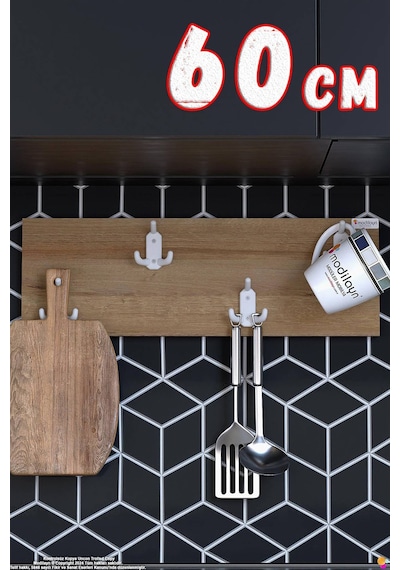 Geyik 12 Kancalı Mutfak Askısı 3'lü Set 56,4x19 Cm - Şık Tasarım, Çok Amaçlı Düzenleyici Ve Yer Tasarrufu Çok Renkli Geyik 12 Kancalı Mutfak Askısı 3'lü Set 56,4x19 Cm - Şık Tasarım, Çok Amaçlı Düzenleyici Ve Yer Tasarrufu Çok Renkli