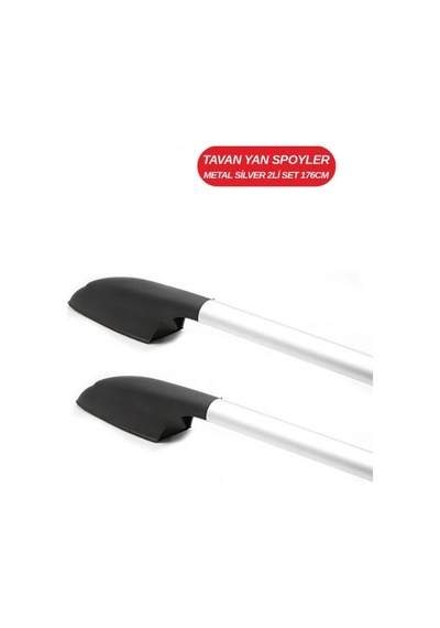Carub Yan Tavan Çıtası Metal Silver 176 Cm 2 Li Br0761032