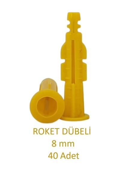 Roket Dübeli 08mm 40 Adet