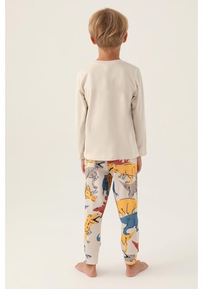 Rolypoly Roly Poly 3363 Revive Erkek Çocuk Pijama Takımı Bej