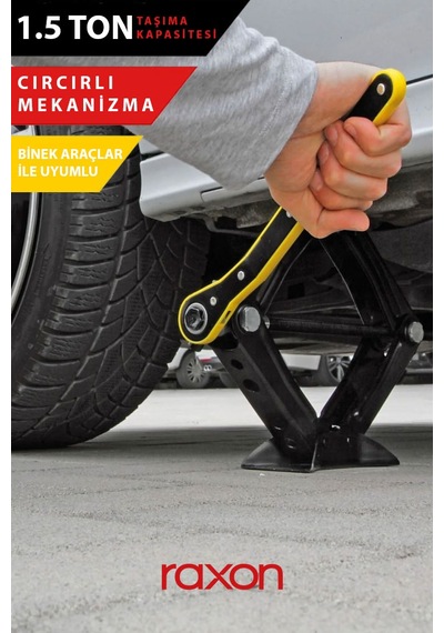 Cırcırlı Kriko 1.5 Ton Hidrolik Araç Krikosu Güçlü Ve Dayanıklı