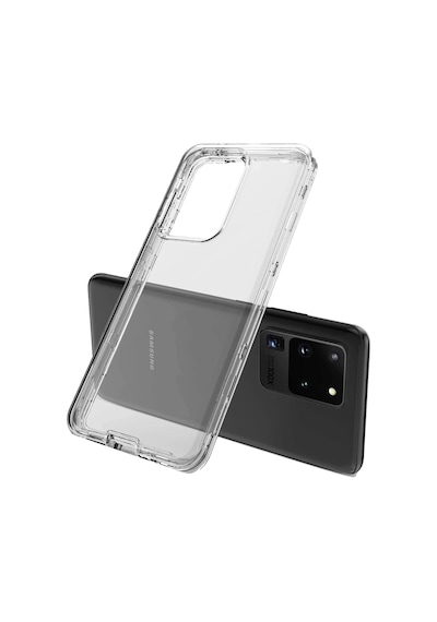 Gld-spt- Newface Samsung Uyumlu Galaxy S20 Plus Kılıf Lüx Şeffaf Silikon