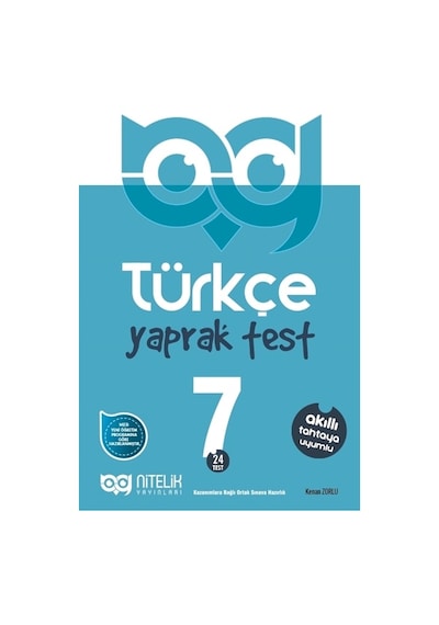 Nitelik 7.Sınıf Türkçe Yaprak Test