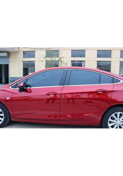 Opel Astra J Sedan 2011 - 2020 Cam Çerçevesi 12 Parça Çıtası