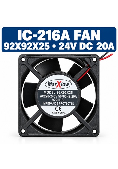 Marxlow 92x92x25 Mm 24v Dc 20a Kare Soğutma Fanı