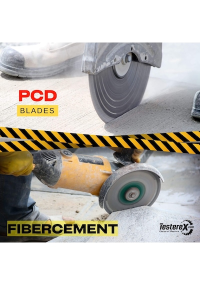Flamex 255x2.2x30mm 6 Diş Pcd Dairesel Fibercement Kesim Testeresi Betopan, Hekimboard, Ekobord