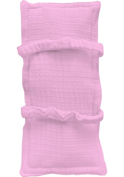 Pamuk Muslin Bebek Emzirme Yastığı Ter Emici Kol Yastığı Pembe