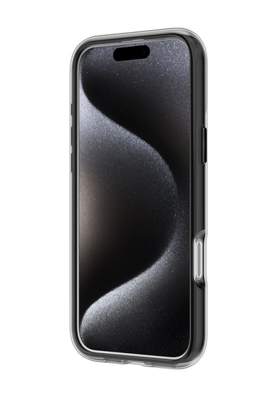 Apple iPhone 16 Pro Kılıf Magsafe Uyumlu Raptic Airjoy Serisi 360 Dönebilen Standlı Kapak Siyah - Gri
