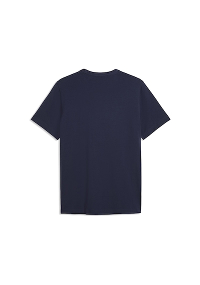 Puma Essentials Elevated Erkek Lacivert Günlük Stil T-shirt 69205406 Mavi