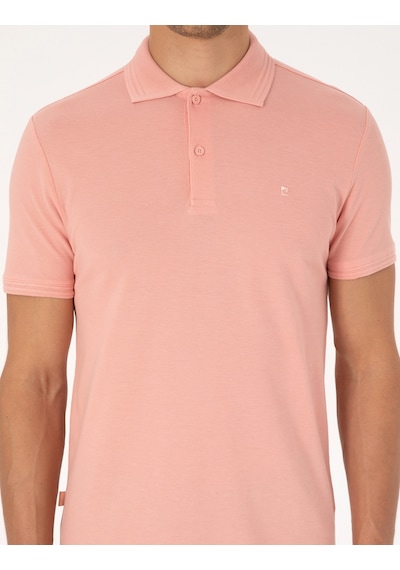 Pierre Cardin Erkek Gül Kurusu Tişört Basic 50325323-vr026 Gülkurusu