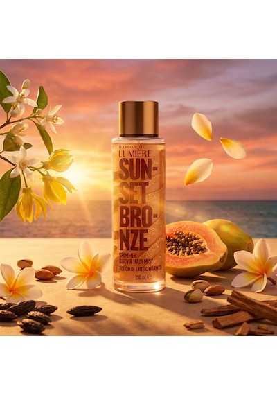 Lumière Sunset Bronze Saç & Vücut Spreyi 200 Ml