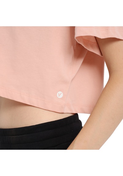 Sportive Sedona Cropped Kadın Pembe Günlük Stil T-shirt 25kk1034-ppmb 1776553 Pembe