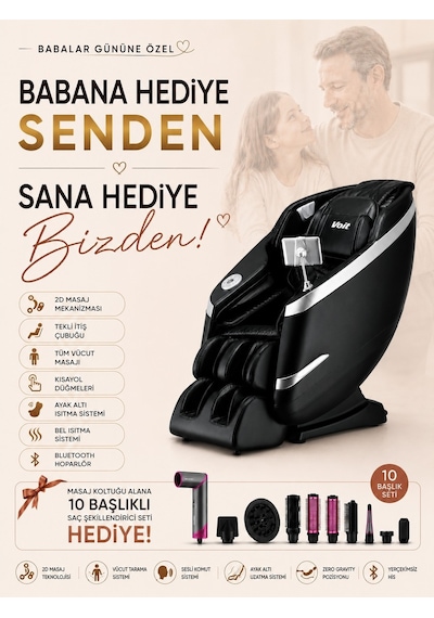 Voıt Venom Masaj Koltuğu + Saç Şekillendirici