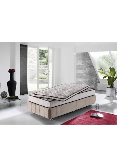 Mu&bah Ekstra Ortopedik Bamboo Lastikli Yatak Şiltesi / Yatak Pedi / Topper 5 Cm 90x190