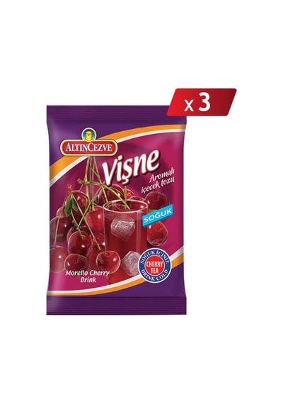 Altıncezve Vişne Aromalı İçecek Tozu Soğuk 3 x 450 G