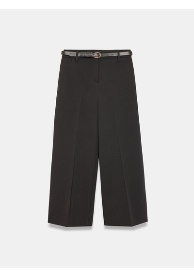 Dilvin 72783 Kemerli Culotte Pantolon Siyah