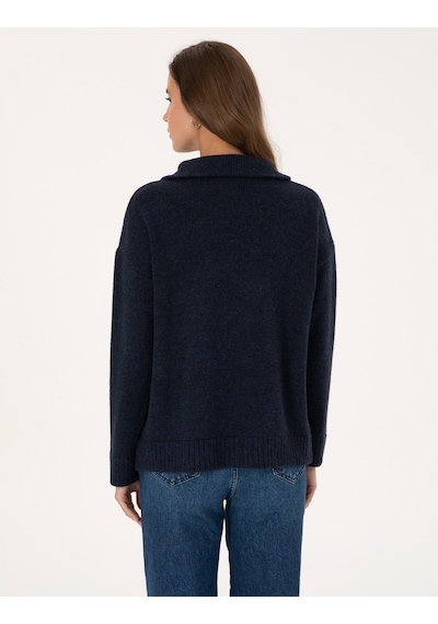 Pierre Cardin Kadın Lacivert Kazak /triko 50316329-vr033 Lacivert