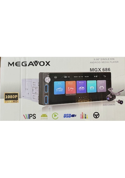 Megavox Mgx 686 6.86" Android Medya Player Teyp