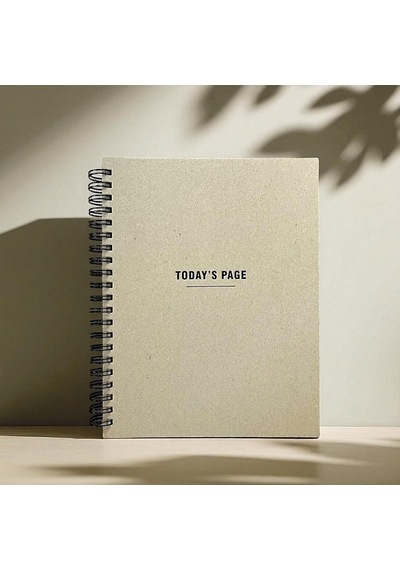 Tarihsiz 6 Aylık Günlük Planlayıcı Spiralli Sert Kapaklı Organizer Not Defteri 204 Sayfa 22 X 28,5 Cm Genel
