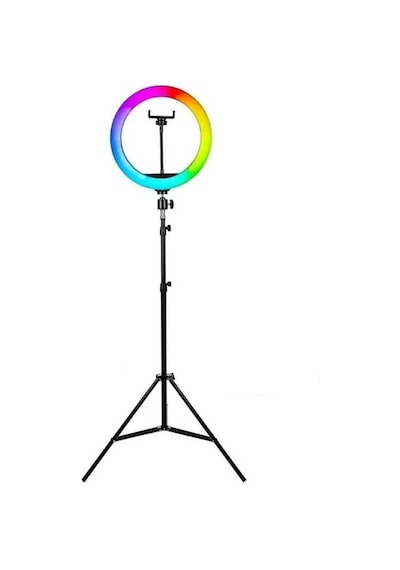 Soft Ring Light Mj33 13" 33cm Rgb Led Halka Işık Tripodlu Selfie Işığı