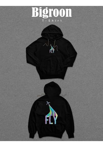 Fly Uçuş Plane Uçak Retro Sweatshirt Unisex Kapüşonlu Hoodie 001