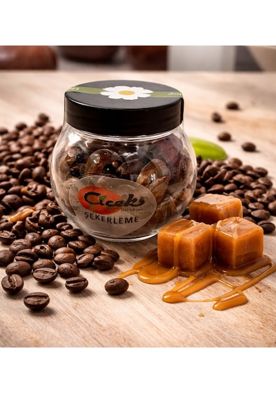 Çiçek Şekerleme Kahve-karamelli Akide Şekeri -100 Gr