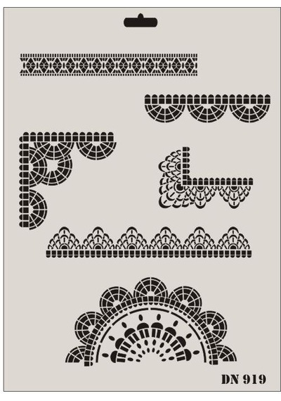 Rich Dantel Seri Dn-919 Stencil 35X25 Cm