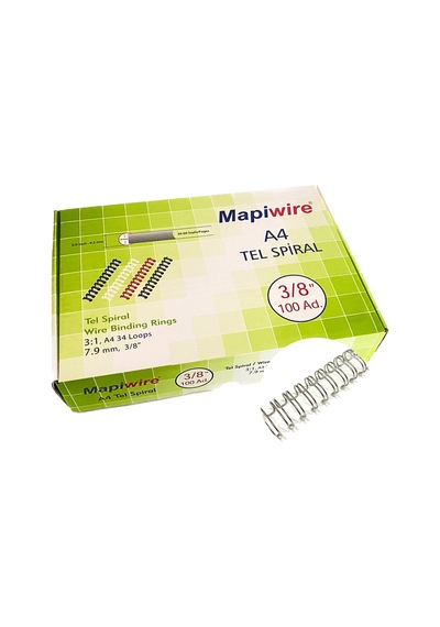 Mapiwire 3/8 Kutu Tel Transparan 100 Ad.
